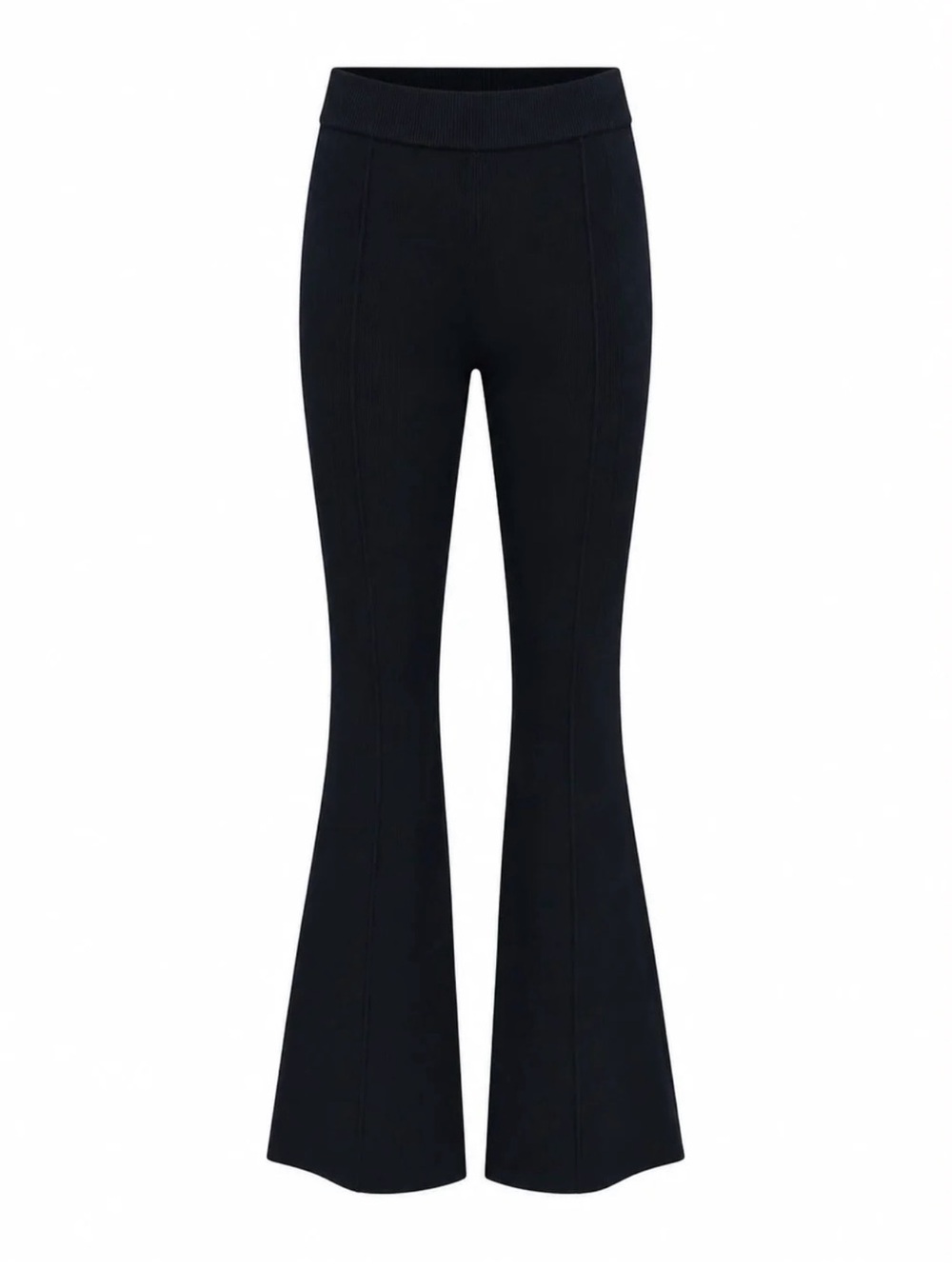 🆕 Aleeza Paris Atelier Knit Black Trousers - Women’s Large - Picture 1 of 10